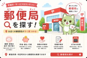 郵便局を探す｜はぴナビ