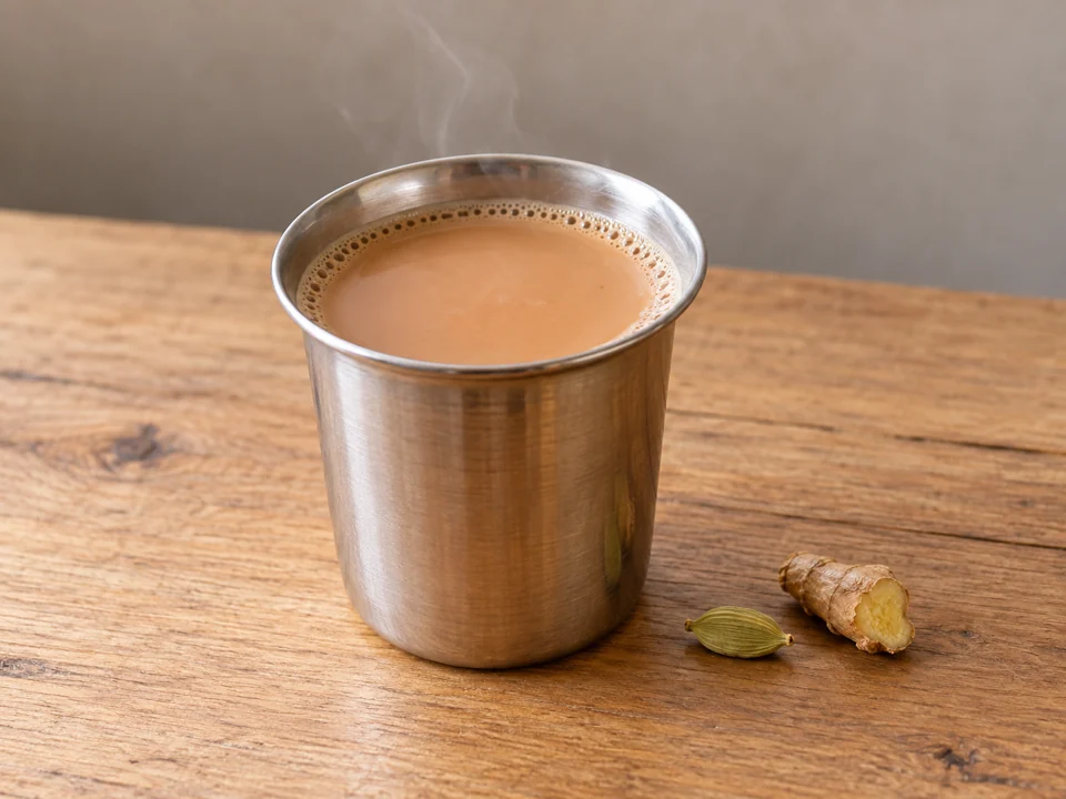 ネパールの飲み物 チャイ 牛乳を使ったお茶