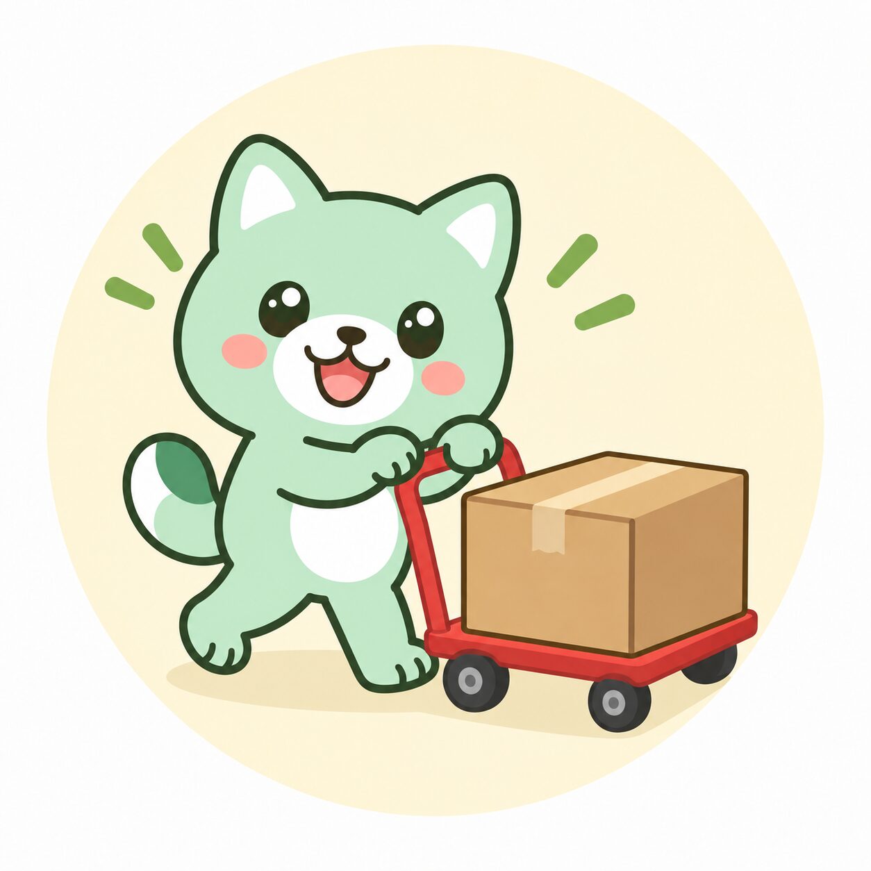 Ilustrasi paket besar