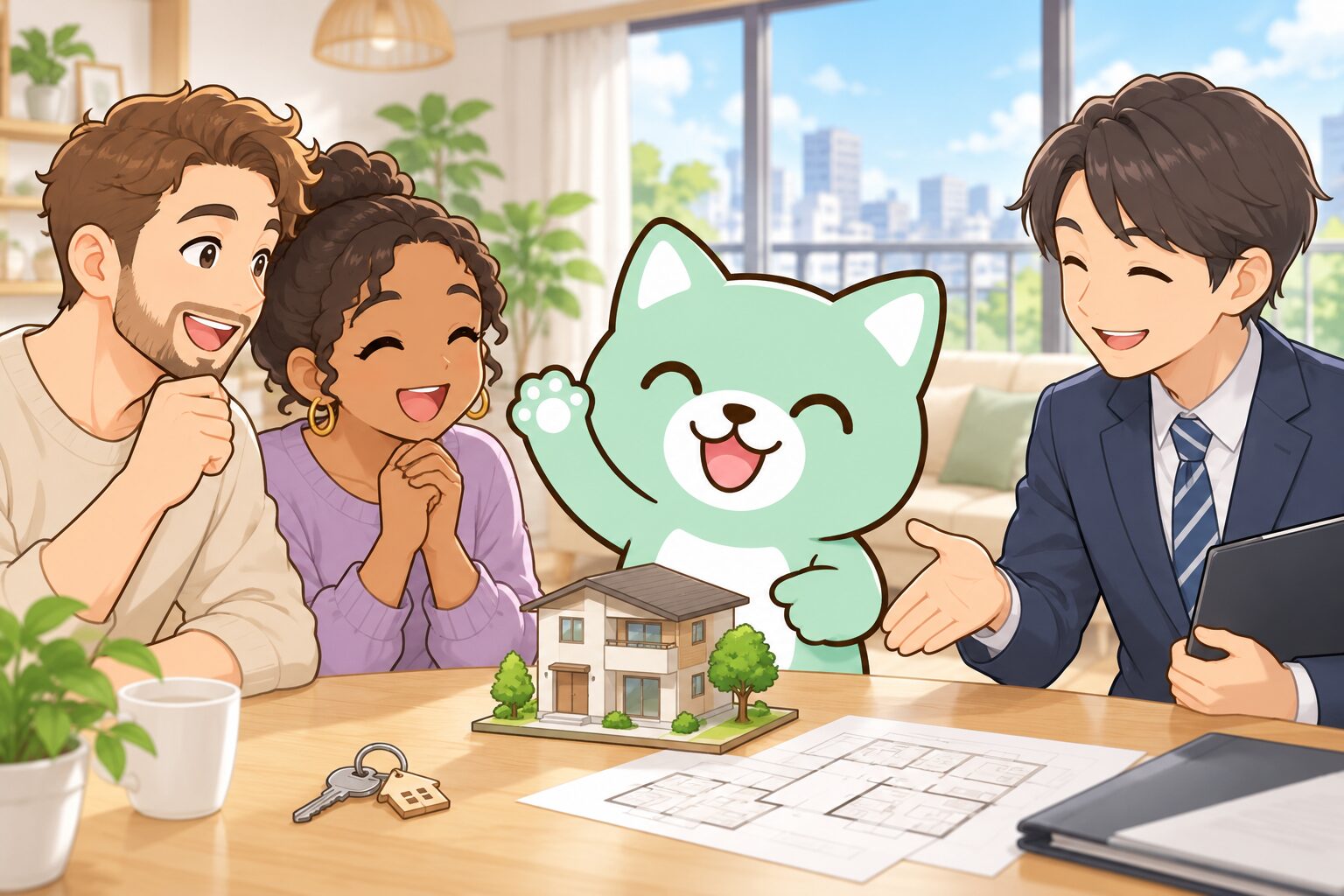 外国人へ不動産会社を紹介するはぴジョブ