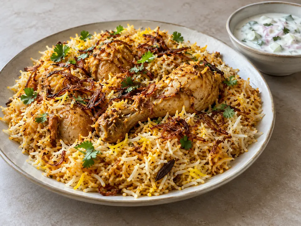 インド料理 鶏肉のビリヤニ