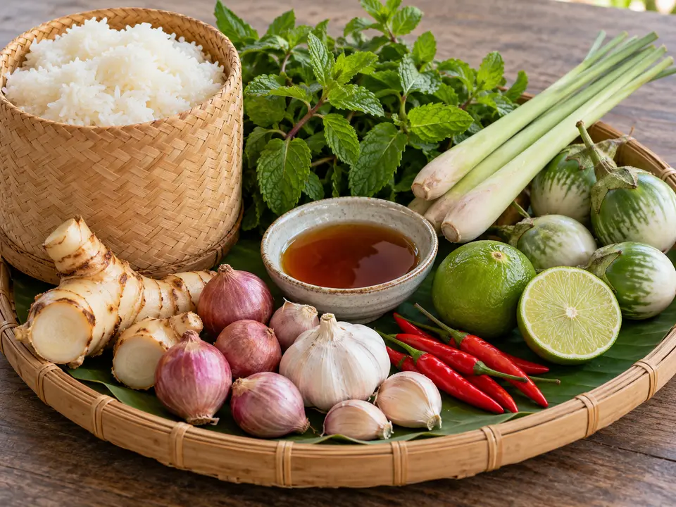 ラオス料理 食材・香草・調味料
