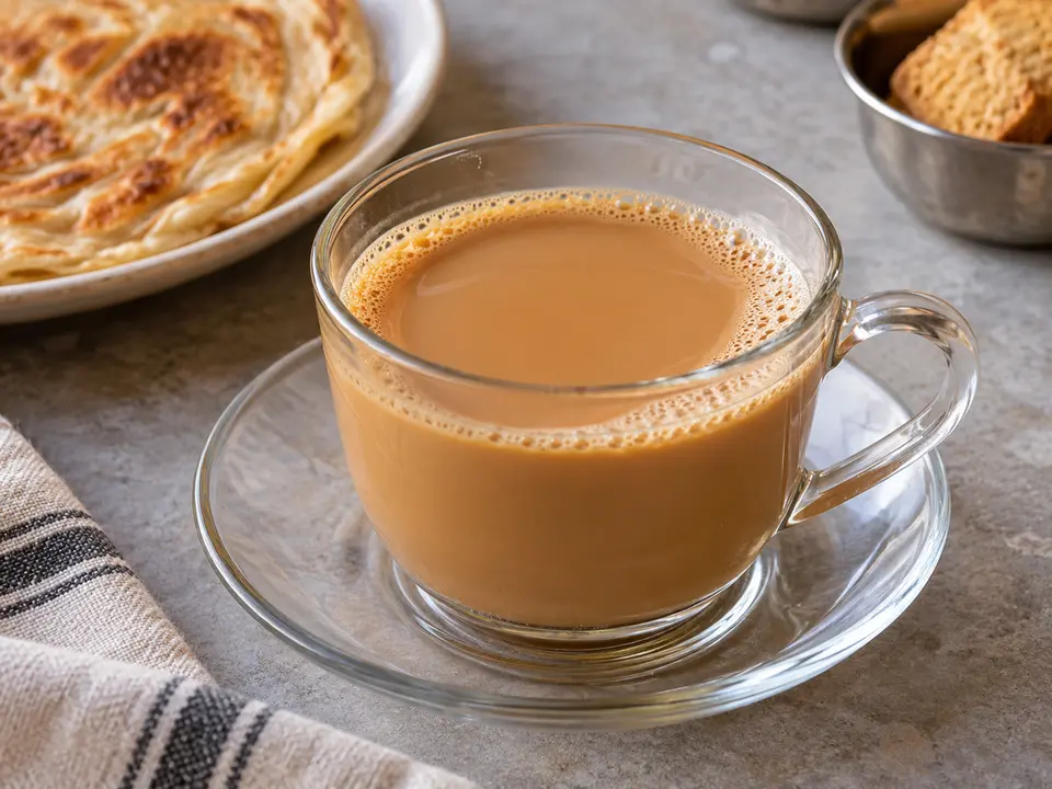 パキスタンの飲み物 温かいミルクのお茶